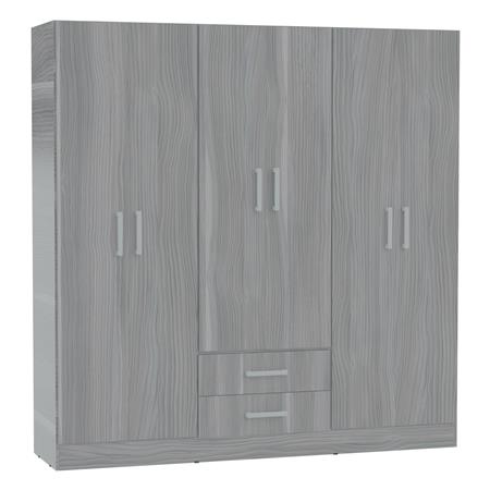 Placard ORLANDI 3516 5 Puertas 2 Cajones color Linosa